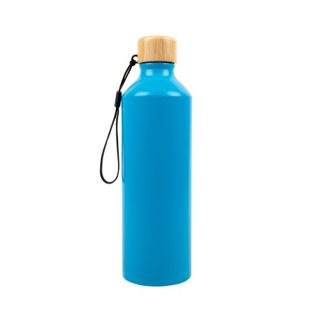Gelato Aluminium Bottle With Bamboo Lid Promotional Products